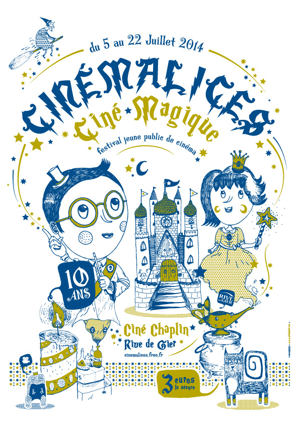 Affiche du festival Cinémalices 2014
