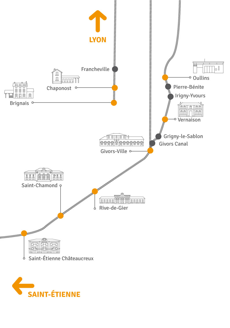 Schéma lignes ferroviaires gares - SMT AML - info-graphiste Réactive - niaksniaks