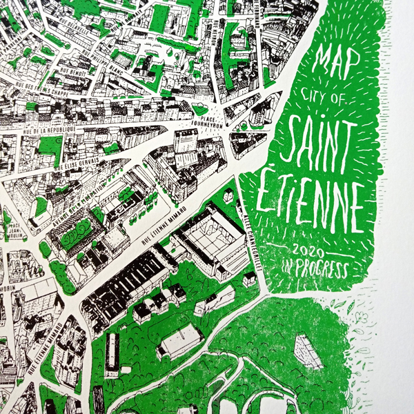 Mon Plan illustré de Saint-Étienne - niaksniaks