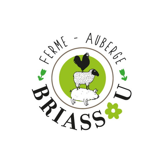 logo de la ferme auberge briassou